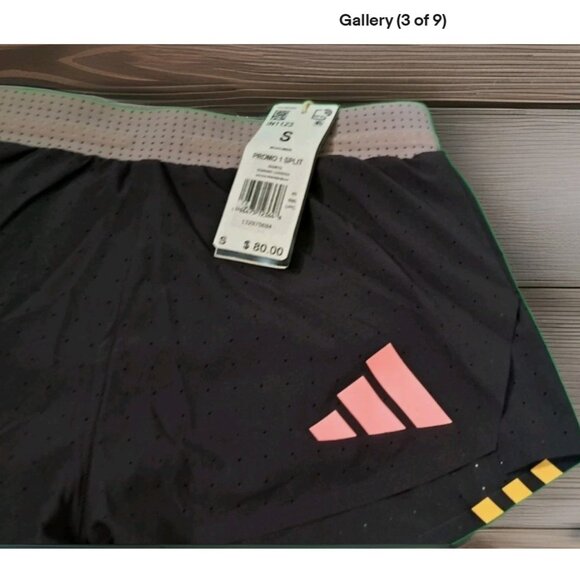 Adidas Adizero Pro Elite Promo 1” Shorts Men's Size S IN1123, aurora black - Picture 4 of 13